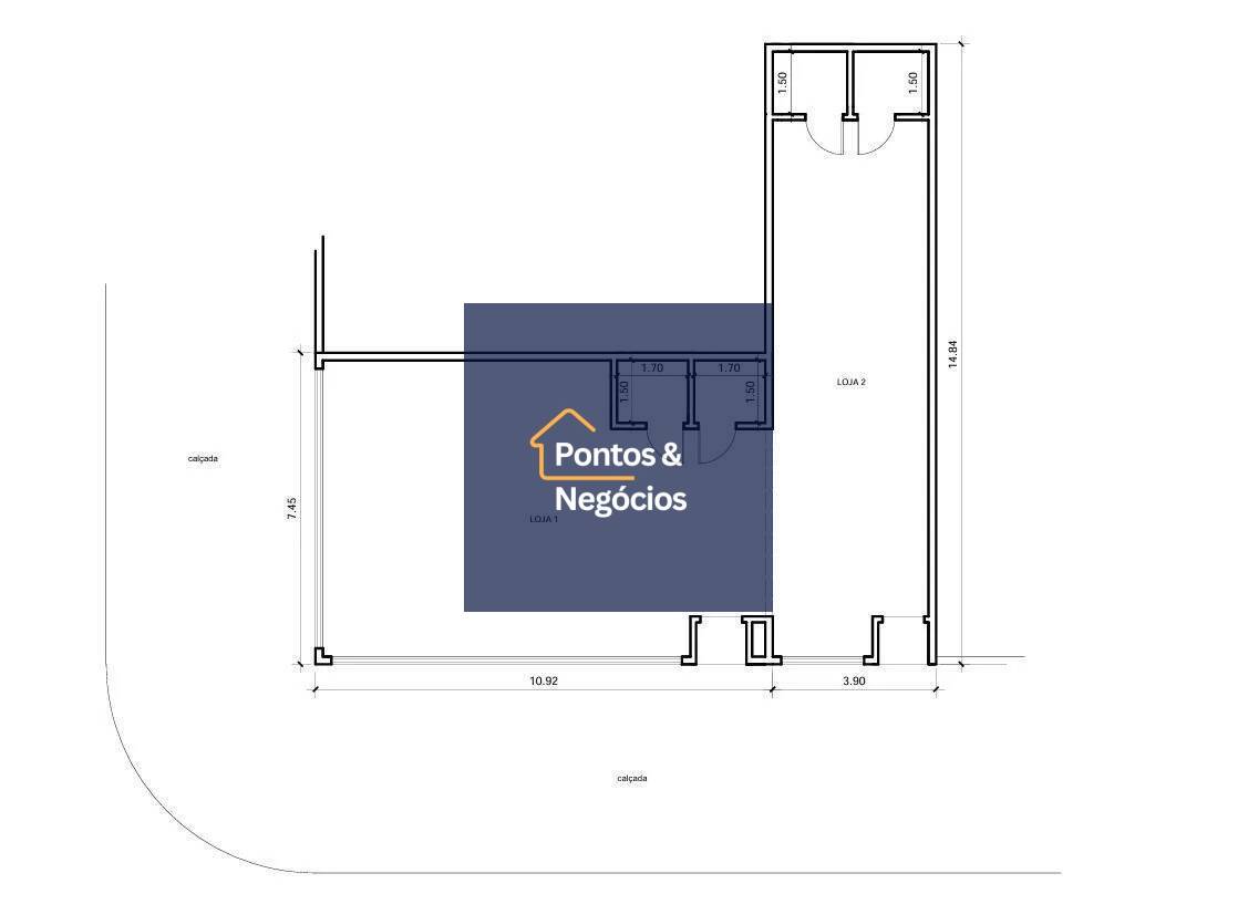 Loja-Salão, 140 m² - Foto 10